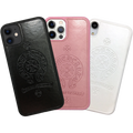 Leather Pictogram iPhone Case