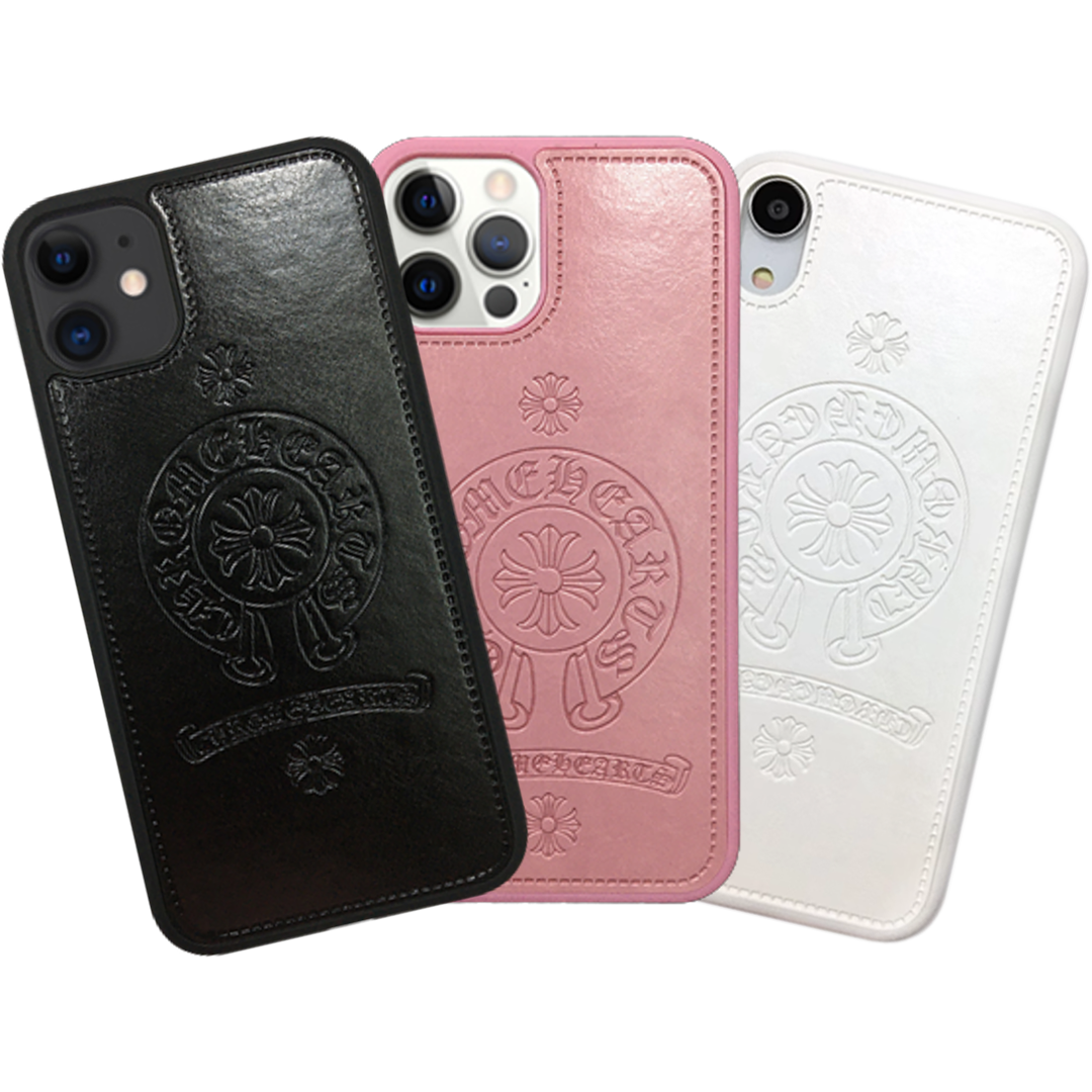 Leather Pictogram iPhone Case