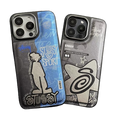 Graphic Blue iPhone Case